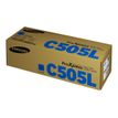 8806086222990-Samsung CLT-505L - cyan - cartouche laser d'origine-Angle droit-2