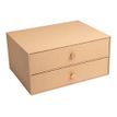 Exacompta OfficeByMe - Module de classement 2 tiroirs - pour A4+ - beige