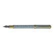 Enzo Varini Palazzo Maiolica - Stylo plume - fond blanc motif bleu