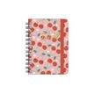 Agenda à spirale 1 jour par page - 8,5 x 13 cm - cerise - Legami