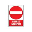 Pickup - Panneau Entrée interdite 1 - 230 x 330 mm