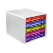 CEP Gloss - Module de classement 5 tiroirs - multicolore