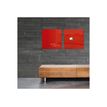 4004360887703-Sigel Artverum - Tableau magnétique en verre - 48 x 48 cm - rouge-Avant-5