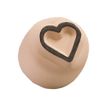 8718503971056-LaDot - Pierre pour tatouage éphémère - en céramique - taille S (2,2 x 2,2 cm) - cœur -Angle gauche-0