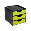 3462159007755-CEP First - Mini module de classement - 3 tiroirs noir-Angle gauche-2