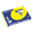 Clairefontaine Trophée - Papier couleur - A3 (297 x 420 mm) - 80 g/m² - Ramette de 500 feuilles - jaune soleil