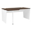 Bureau compact 90° - YES ! - pieds panneaux - retour gauche - chêne royal