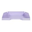 9002493116696-Exacompta Combo Midi Aquarel - Corbeille à courrier - mauve-Avant-0