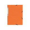 Exacompta Nature Future - 10 Chemises à 3 rabats - A4 - pour 250 feuilles - orange