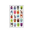 3065505604129-Maildor - 1 feuille gommettes monstres - -Avant-0