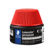 4007817487020-STAEDTLER Lumocolor - Flacon de recharge 15 ml - rouge - pour feutres permanents Lumocolor 313/314-Avant-0