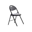 3660916028603-Chaise pliante FOLDY - Gris-Angle droit-0