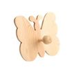 3532431009798-Graine Creative - patère en bois motif papillon - 14 x 13 x 5 cm-Angle gauche-0