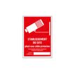 Pickup - Plaque de signalisation - 230 x 330 mm - site sous vidéopretection