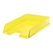 4049793015156-Esselte Europost - Corbeille à courrier - Jaune transparent-Angle droit-0