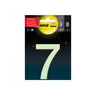 8711234005281-Pickup Glow in the dark - Étiquette autocollante phosphorescente 75 mm - Chiffre 7-Avant-0