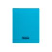 Calligraphe 8000 - Cahier polypro 17 x 22 cm - 96 pages - grands carreaux (Seyes) - bleu