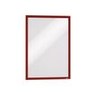 4005546406763-Durable Duraframe - 2 Cadres d'affichage adhésif - A3 - rouge-Avant-0