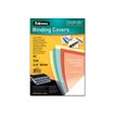 0043859539604-Fellowes - 25 couvertures à reliure A4 (21 x 29,7 cm) - plastique 180 microns - transparent-Avant-0