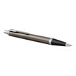 Parker IM - Stylo à bille dark espresso/argent - encre bleue