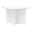 3483600706584-Table de réunion rectangulaire avec côtés arrondis YES ! - Blanc-Avant-0