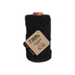 3532432001296-Graine Creative - Cordon de macramé - diamètre de 2 x 100 m - noir - coton recyclé-Avant-0