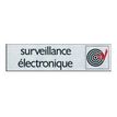 40583242-Pickup - Plaque de signalisation - 165 x 44 mm - sous surveillance-Avant-0