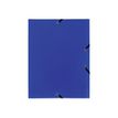 3130630559023-Exacompta - Chemise polypro à rabats - A4 - pour 150 feuilles - bleu opaque-Avant-0