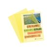 Exacompta - 10 Pochettes coin - A4 - 12/100 - jaune transparent