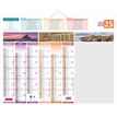 3592930026689-Calendrier bancaire effaçable année civile + 1 feutre effaçable BOUCHUT "4 Saisons - Effaçable" 43 --1