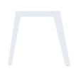 3253310162556-Bureau simple STEELY - L180 cm - Bureau suivant - Pieds blanc - plateau imitation Chêne clair--1