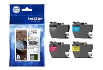 Brother LC422 - pack de 4 - noir, jaune, cyan, magenta - cartouche d