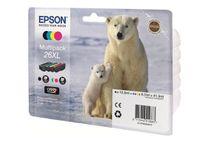 Epson 26XL Ours Polaire - Pack de 4 - noir, cyan, magenta, jaune - cartouche d