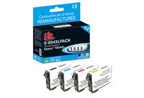 Cartouche compatible Epson 604XL  Ananas - pack de 4 - noir, cyan, magenta, jaune - Uprint