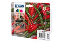 Epson 503XL Piments - pack de 4 - noir, jaune, cyan, magenta - cartouche d