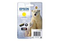 Epson 26 Ours polaire - jaune - cartouche d