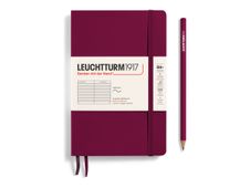 Leuchtturm1917 - Carnet de notes souple B6+ - ligné - bordeaux