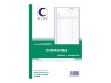 ELVE - Manifold Carnet de commandes - 50 tripli - A4