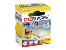 Tesa extra Power Perfect - Ruban adhésif en toile - 38 mm x 2.75 m - jaune