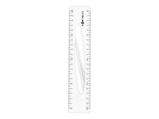 Wonday - Règle triple décimètre 30 cm - transparente