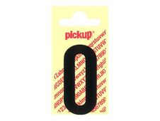 Pickup - Étiquette autocollante - 90 mm - Lettre O - noir mat