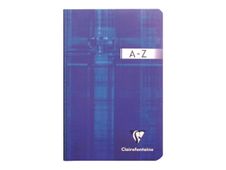 Clairefontaine - Répertoire broché A4 (21x29,7 cm) - 192 pages - petits carreaux (5x5 mm) - disponible dans différentes couleurs