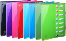 Exacompta Iderama - Trieur polypro 8 positions - disponible dans différentes couleurs