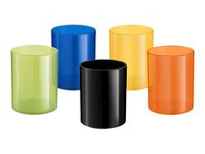 Elami - Pot à crayons - plastique - bleu