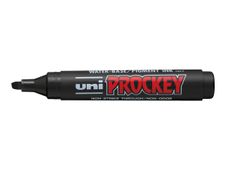 UNI PROCKEY PM - Marqueur permanent - pointe biseau - noir