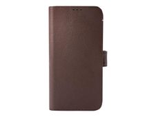 Decoded - étui folio pour iPhone 13 - marron