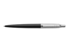 Parker Jotter - Stylo à bille - encre bleue - moyen - noir/argent