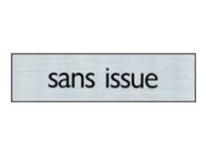 Pickup - Plaque de signalisation - 165 x 44 mm - sans issue