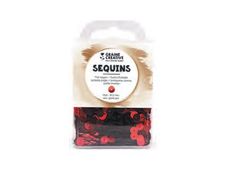 Graine Creative - Paillettes - 6 mm de diamètre - rouge - pack de 4000