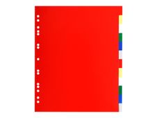 Exacompta - Intercalaire 12 positions - A4 Maxi - polypropylène coloré